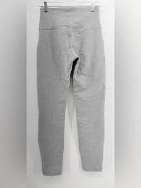 Lululemon Womens Gray Fleece Lined Winter Leggings Size 4 XS